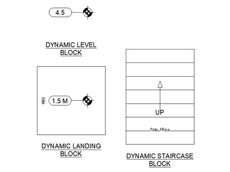 AutoCAD Dynamic Block Stair Section に対する画像結果