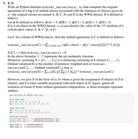 Ordinal Values Table in Python に対する画像結果