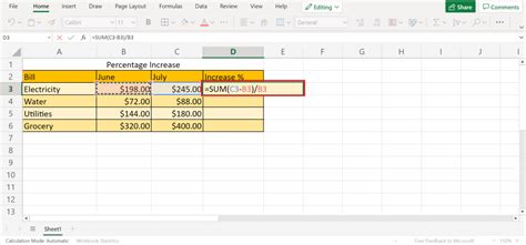 Image result for Percentage Increase to Value Formula Excel