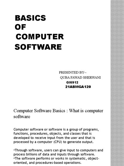Image result for Computer Software Overview