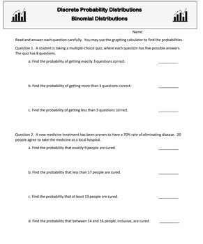 Image result for Binomial Distribution Worksheet with Answers