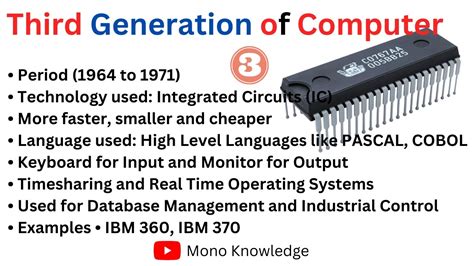 Image result for Third Generation Computer Features
