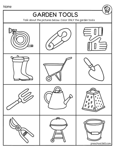 Image result for Landscaping Tools Worksheet