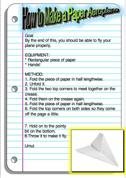 Written Process Example に対する画像結果