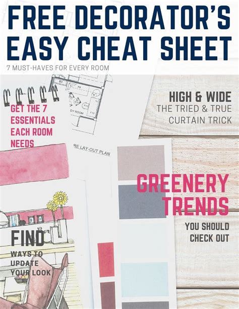 Image result for Home Objects Cheat Sheet