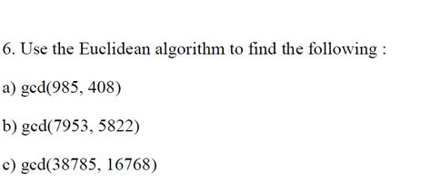 Euclidean Algorithm Use に対する画像結果