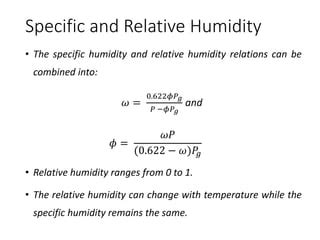 Image result for What Is the Difference Between Specifc Humidity and Relative Humidity