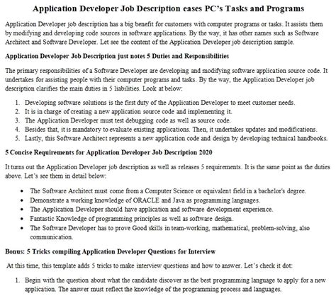Image result for Job Applications Developer