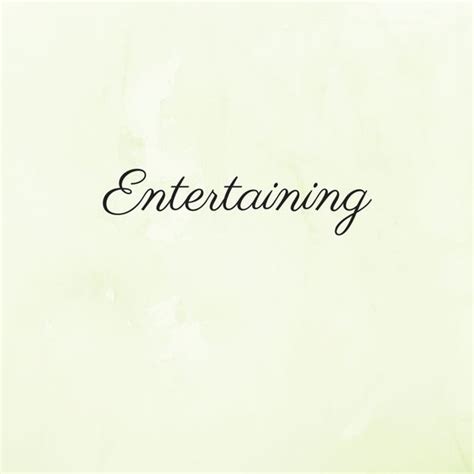 Image result for Entertaining Word
