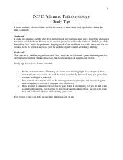 Image result for Pathophysiology Study Tips