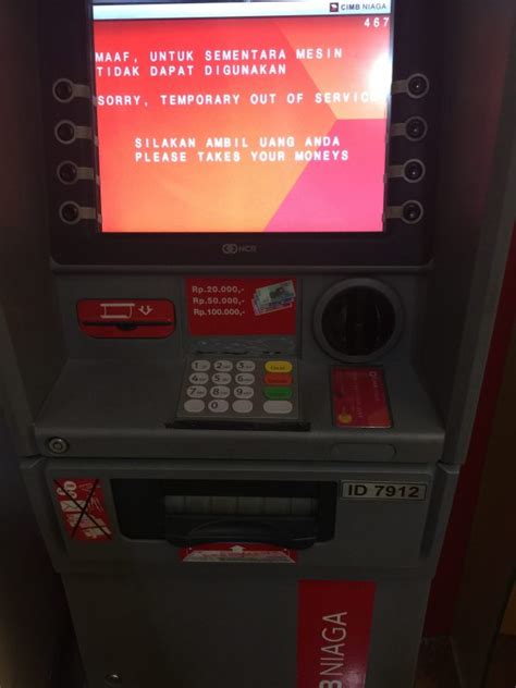 نتيجة الصورة لـ ATM Machine CIMB Menu