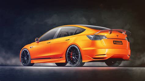 Toradh íomhá ar Tesla Body Kit Side View