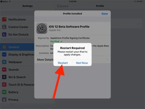 Image result for iOS 12 Beta Profile