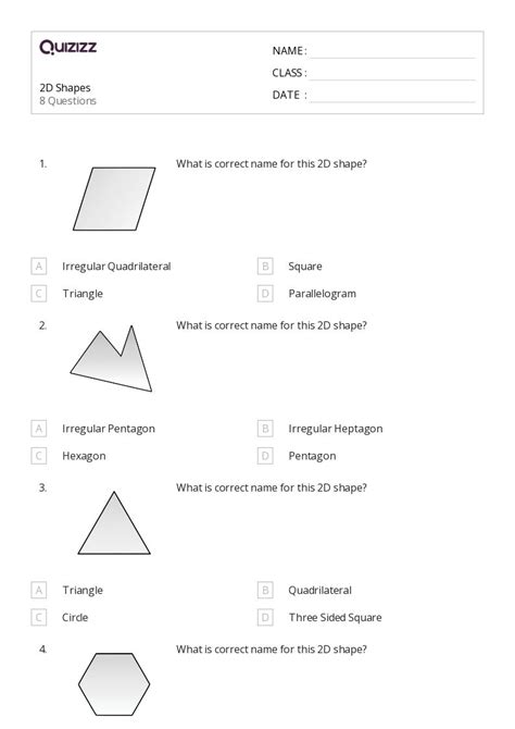 2D Shape Patterns Grade 4 に対する画像結果