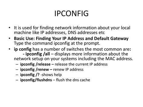 Image result for All Networking Commands