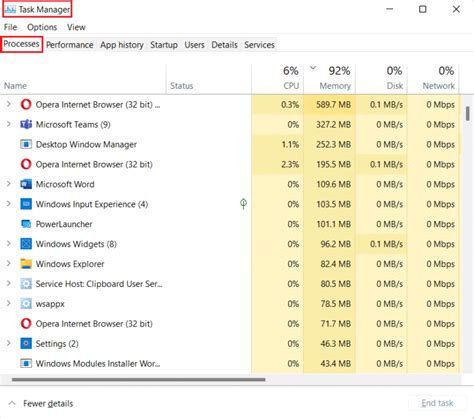 View Running Processes with Task Manager に対する画像結果