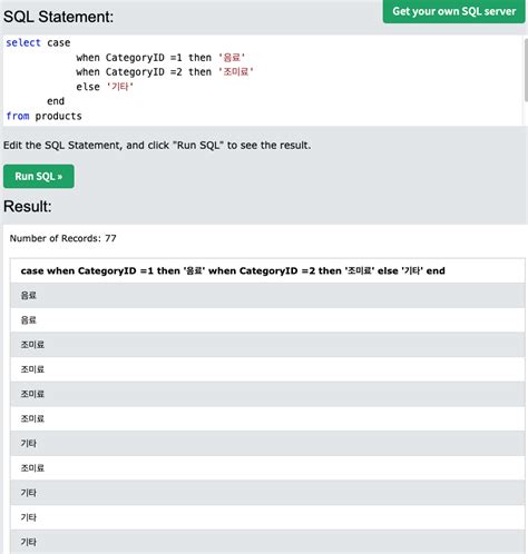 Image result for SQL Select Case Then