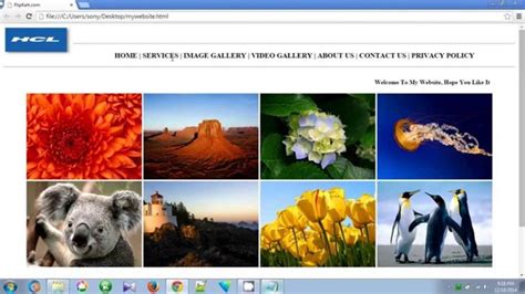 Image result for How to Make Web Page About Myself in HTML Using Notepad