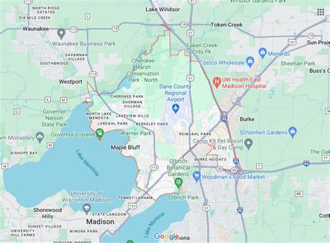 Image result for 53704 Zip Code Map