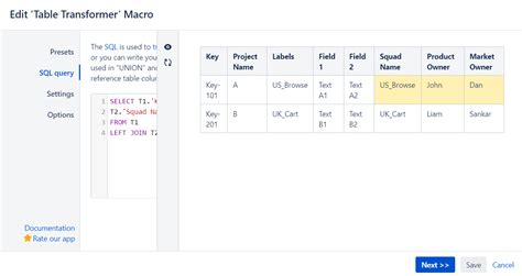 Confluence Table Transformer SQL Query ALTER Table に対する画像結果