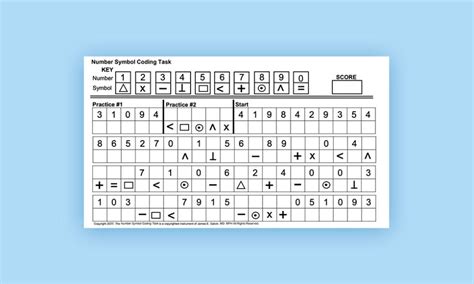 Image result for Digital Symbol Coding Test