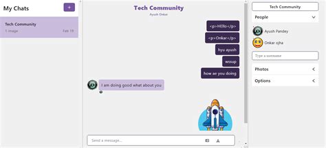 Toradh íomhá ar Chat Application Using Socket Programming in JS