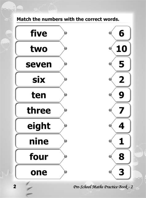 Afbeeldingsresultaten voor Math Number Word Worksheets