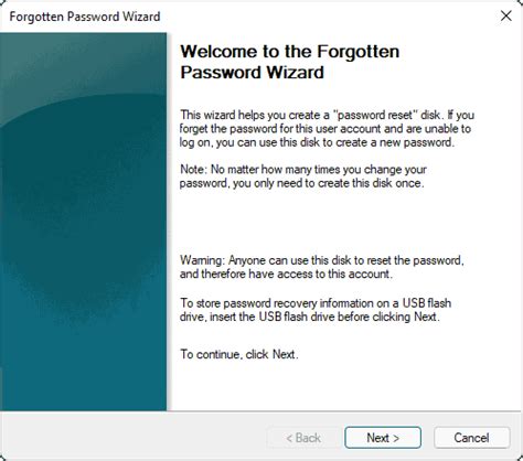 Image result for Reset Password Wizard Disk