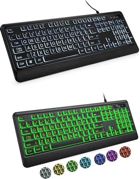 Large Print Backlit Keyboard に対する画像結果