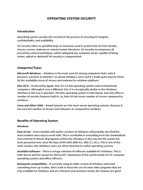 Image result for Operating System Security Management