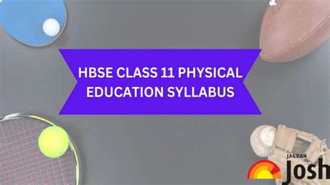 HBSE Syllabus Class 12 Physical Education に対する画像結果