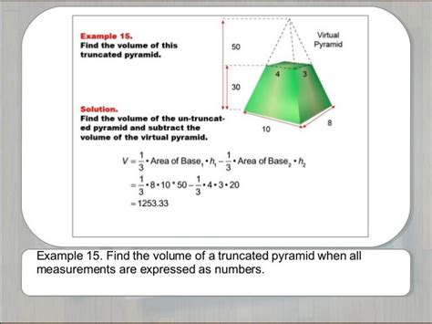 Image result for Rectangular Pyramid Volume Formula