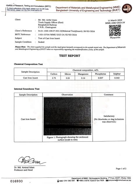 Microstructure Test-साठीचा प्रतिमा निकाल