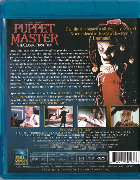 Toradh íomhá ar puppet master blu Ray