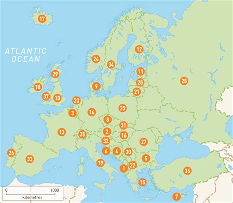 Image result for Interactive Map of Europe