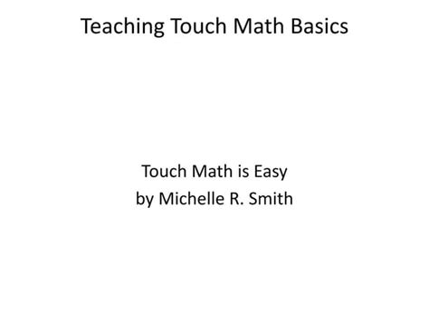 Image result for Touch Math Curriculum