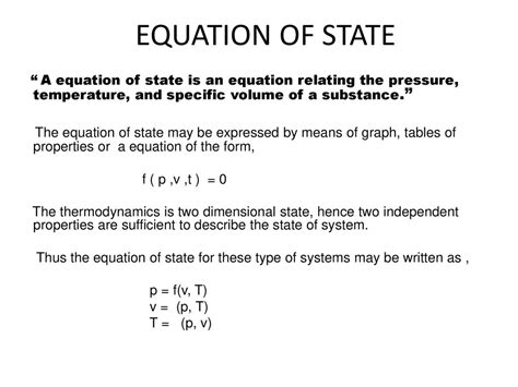 Image result for Equation of State Entropy