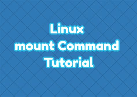 Mount Command Linux に対する画像結果