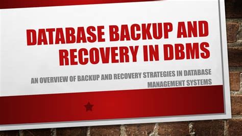 Image result for Database Recovery in DBMS