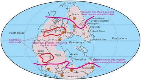Toradh íomhá ar Global Map of Pangaea