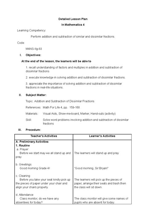 תוצאת תמונה עבור Learning Competecy Code in Lesson Plan