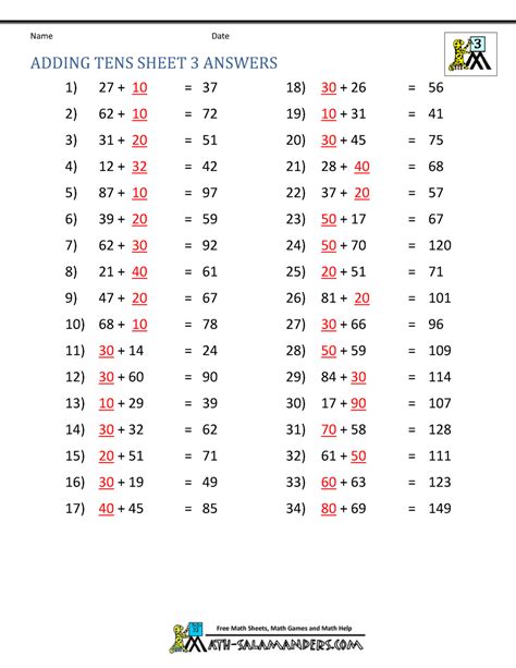 Image result for 3rd Grade Adding Worksheets