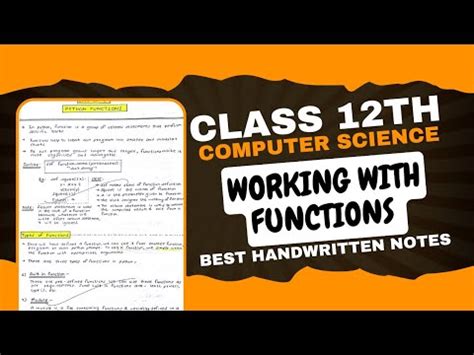 Image result for Expl of Chapter Working with Function Class XII Computer Science