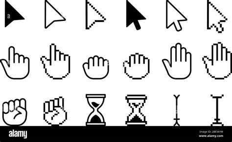 Toradh íomhá ar Hand Pointer Cursor Computer