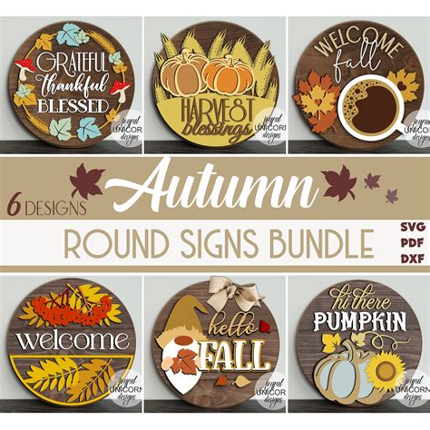 Toradh íomhá ar Glowforge Fall Projects