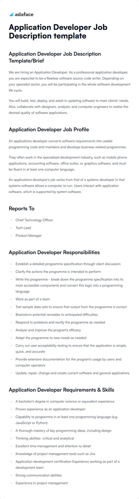 Image result for Job Applications Developer