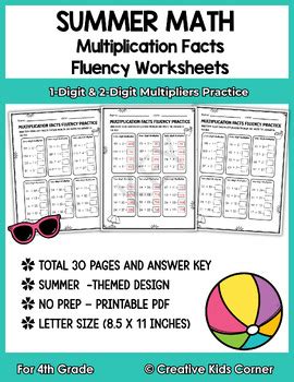 Afbeeldingsresultaten voor Multiplication Fluency Worksheets Free