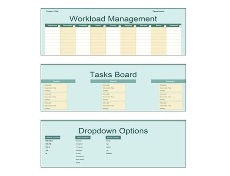 Image result for Excel for Managing Workload