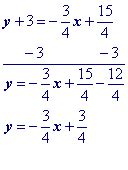 Toradh íomhá ar Point-Slope Form X-Intercept