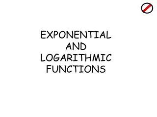 Exponential and Logarithmic Functions PPT に対する画像結果